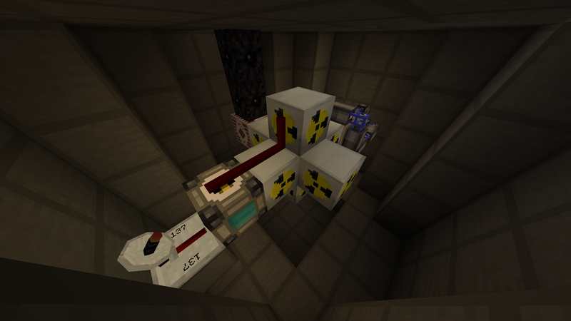 Reactor inside it's confinement